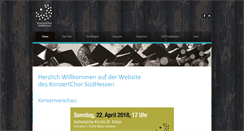 Desktop Screenshot of konzertchor-suedhessen.de